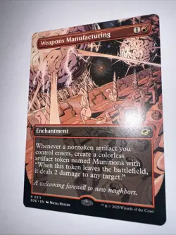 Weapons Manufacturing BORDERLESS #311 | NM | Edge of Eternities Magic MTG - Image 3