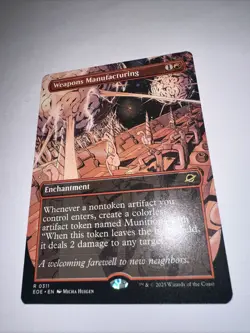 Weapons Manufacturing BORDERLESS #311 | NM | Edge of Eternities Magic MTG - Image 4