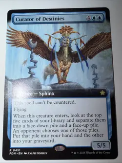 MTG Magic the Gathering Curator of Destinies (451/789) Foundations Nm - Image 1