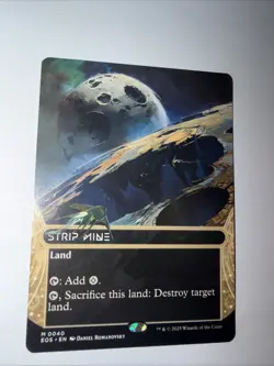 Strip Mine (0040) (Borderless) [Edge of Eternities: Stellar Sights] Near Mint - Image 3