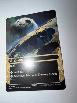 Strip Mine (0040) (Borderless) [Edge of Eternities: Stellar Sights] Near Mint - Image 4