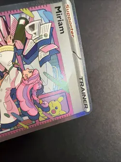 Pokemon TCG Miriam Trainer Card Scarlet & Violet Base Set Holo Sir 251/198 - Image 3