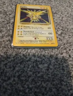 Pokemon TCG Zapdos Holo Rare Card Base Set 16/102 1999 WOTC - Image 4