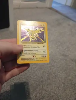 Pokemon TCG Zapdos Holo Rare Card Base Set 16/102 1999 WOTC - Image 5