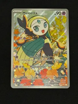 Pokemon Meloetta 026 Me: Mega Evolution Black Star Promo Holo - Image 1