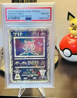 Ancient Mew Pokemon 2000 Movie Promo NM-MT PSA 8 - Image 1