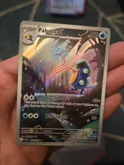 Palpitoad 104/086 Sv: Black Bolt Holo Near Mint Pokemon Card TCG English - Image 1