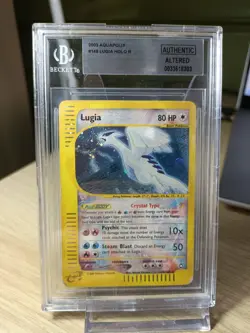 Pokemon Crystal Lugia Holo Rare Aquapolis 2003 149/147 BGS Graded Authentic - Image 1