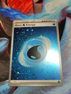 Water Energy SVE 003 Pokemon TCG Cosmos Holo Foil Scarlet Violet 151 Card - Image 1