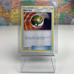 SHIPS SAME DAY Nest Ball 123/149 Uncommon Pokemon SM1 Sun & Moon Base NM - Image 1