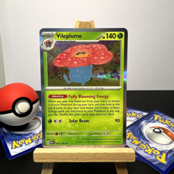 Vileplume 045/165 - Holo Rare - Scarlet & Violet 151 - English Pokemon TCG NM - Image 1