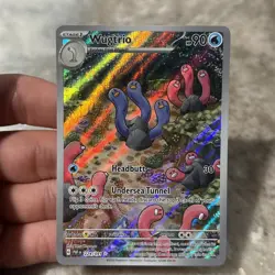Wugtrio 224/091 Illus Rare Holo Paldean Fates Pokemon TCG Card NM/M Condition - Image 1
