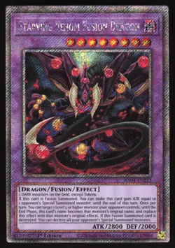 Starving Venom Fusion Dragon - RA04-EN272 - Platinum Secret Rare - Yugioh - Image 1