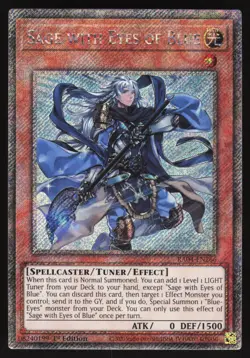 Sage with Eyes of Blue - RA04-EN266 - Platinum Secret Rare - 1st Edition Yugioh - Image 1