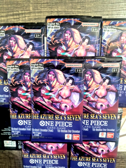 One Piece TCG (OP-14) The Azure Sea's Seven Booster Packs - English - Lot of 8 - Image 3