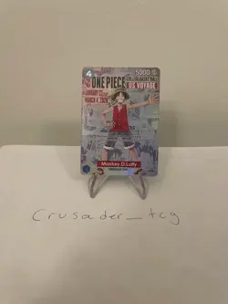One piece trading card game: college basketball U.S. Voyage P-055 Monkey.D.Luffy - Image 3
