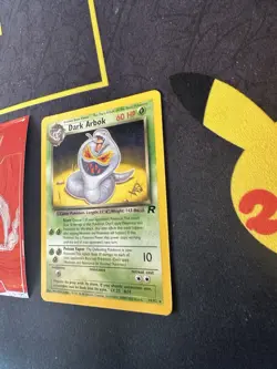 Pokemon Card Dark Arbok 19/82 WOTC W Stamp Team Rocket Non Holo Rare 338💎NM +💎 - Image 3