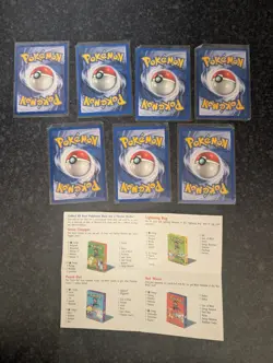 Pokemon Base Set 2 Cards - WOTC Job Lot 8 - All Energy Cards + Unused Checklist - Image 2