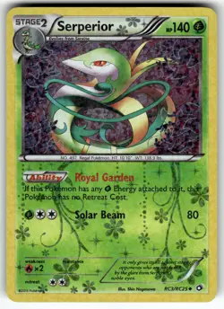 Serperior RC3/RC25 Legendary Treasures: Radiant Collection LP Pokemon Card TCG - Image 1