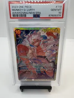 Monkey D Luffy OP05-119 SEC PSA 10 One Piece Card Game Awakening Of The New Era - Image 1