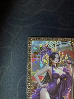 Goddess Hancock Singer Numbered Diamond Metal Card Waifu Doujin One Piece - Image 2