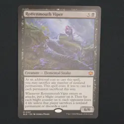 Rottenmouth Viper MTG Bloomburrow Mythic 107 NM - Image 1