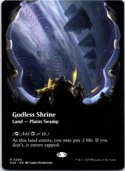 Godless Shrine (Borderless) Edge of Eternities, 280 NM - Image 1