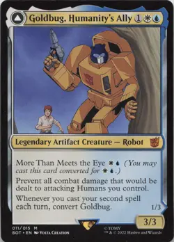 Goldbug, Humanity's Ally M Universes Beyond: Transformers 11 - LP MTG - Image 1
