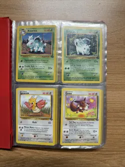 Pokemon TCG Personal Binder Collection Lot Vintage Base Set Jungle Fossil - Image 2