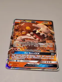 2019 Pokemon, Unified Minds, #25/236 Heatran GX, Holo Ultra Rare - Image 1