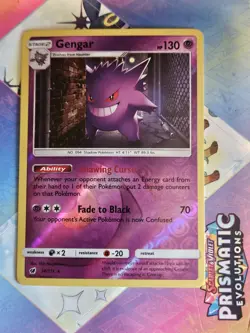 Pokemon TCG Gengar 38/111 Crimson Invasion Reverse Holo Rare Mint Condition - Image 1