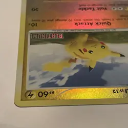 Pokemon Pikachu TCG Reverse Holo Rare Stamped Platinum 70/100 Played - Image 5