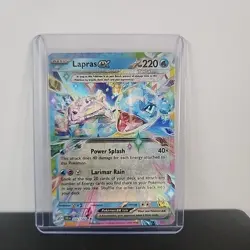 Pokemon TCG Lapras EX Double Rare Holo Stellar Crown 032/142 - Image 1