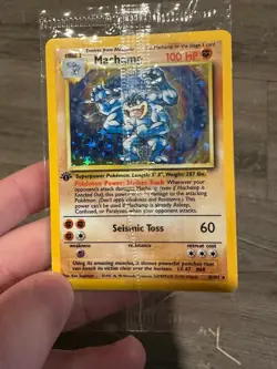 Pokemon Machamp Holo 8/102 Base Set 1st Edition - Factory Sealed Promo - Image 1
