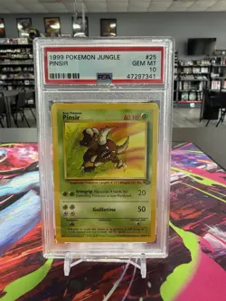 1999 Pokemon Jungle #25/64 Pinsir PSA 10 GEM MINT - Image 1