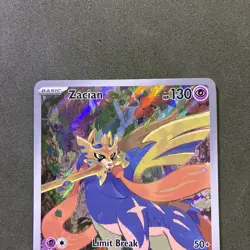 Pokemon TCG Zacian 100/94 ME02: Phantasmal Flames Illustration Rare Near Mint - Image 2
