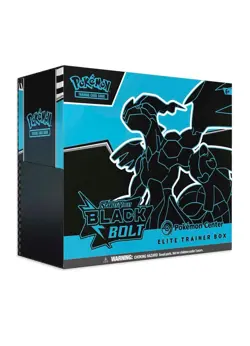 Scarlet & Violet | Black Bolt Pokemon Center Elite Trainer Box | Sealed & New - Image 1