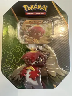 Pokemon TCG: Divergent Powers Tin - Hisuian Decidueye V Factory Sealed New - Image 1