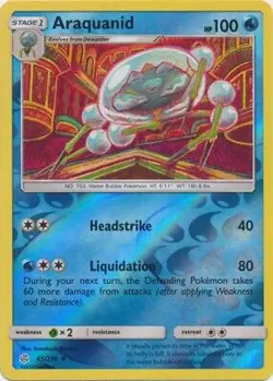 Araquanid 65/236 Reverse Holo | Cosmic Eclipse | Pokemon Card - Image 1