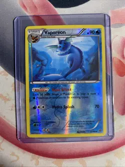 Vaporeon 22/98 XY - Ancient Origins Reverse Holo Pokemon Card LP - Image 4
