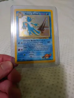 Misty's Golduck - 12/132 - Pokemon Gym Challenge Unlimited Holo Rare Card - Image 2