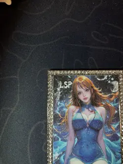 Goddess Nami Swimsuit Diamond Metal Card Waifu Doujin One Piece Numbered - Image 2