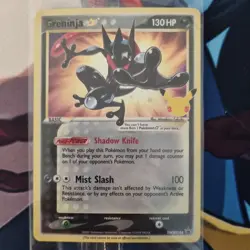 Pokemon TCG Greninja Gold Star SWSH144 25th Celebrations Promo Card Sealed - Image 1