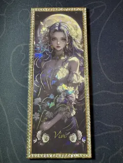 Goddess Vivi Wizards Numbered Diamond Metal Card Waifu Doujin One Piece - Image 1