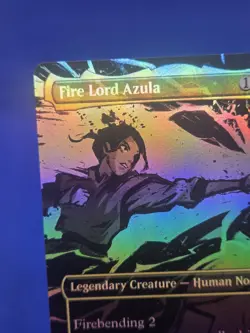 MTG Avatar The Last Airbender Fire Lord Azula 0313 Foil Borderless NM - Image 3
