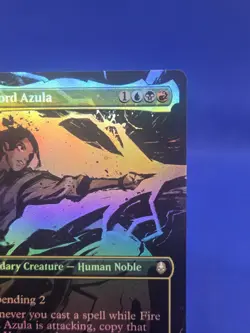 MTG Avatar The Last Airbender Fire Lord Azula 0313 Foil Borderless NM - Image 4