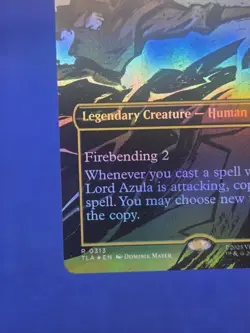 MTG Avatar The Last Airbender Fire Lord Azula 0313 Foil Borderless NM - Image 5