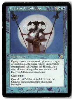 MTG Decree of Silence - Scourge Heavily Played Italian - Image 1