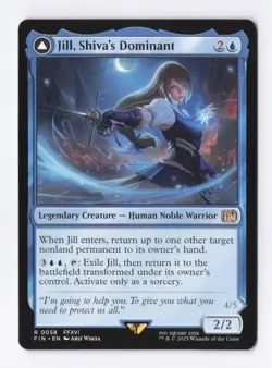 Jill, Shiva's Dominant 0058 (R) MTG Final Fantasy (FIN) (EN) - Image 1