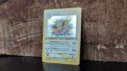 Pokemon Jolteon TCG Jungle 4/64 Holo 1st Edition - FLAT, NO CURVE - Image 2